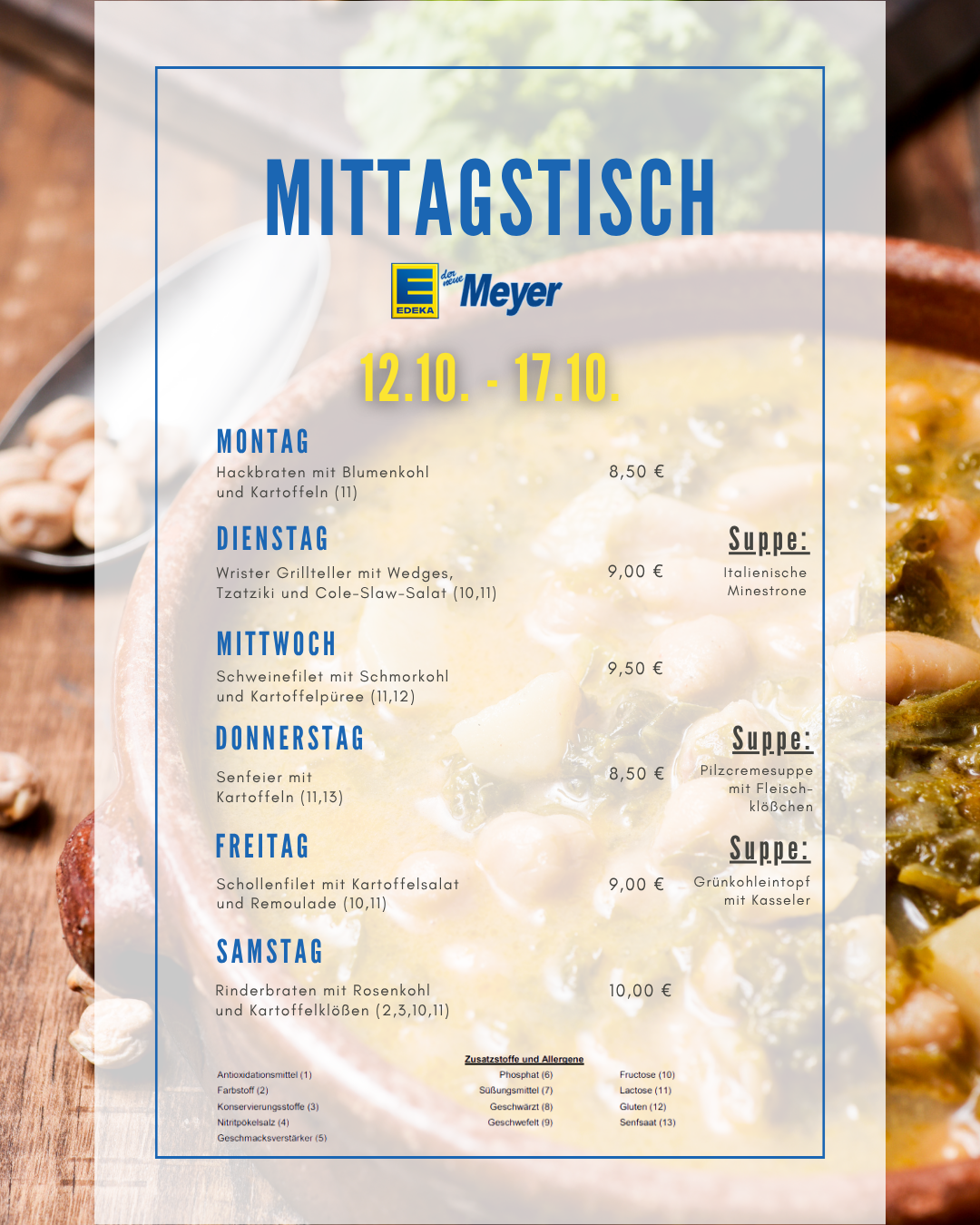 EDEKA Meyer Wrist, Mittagstisch KW42